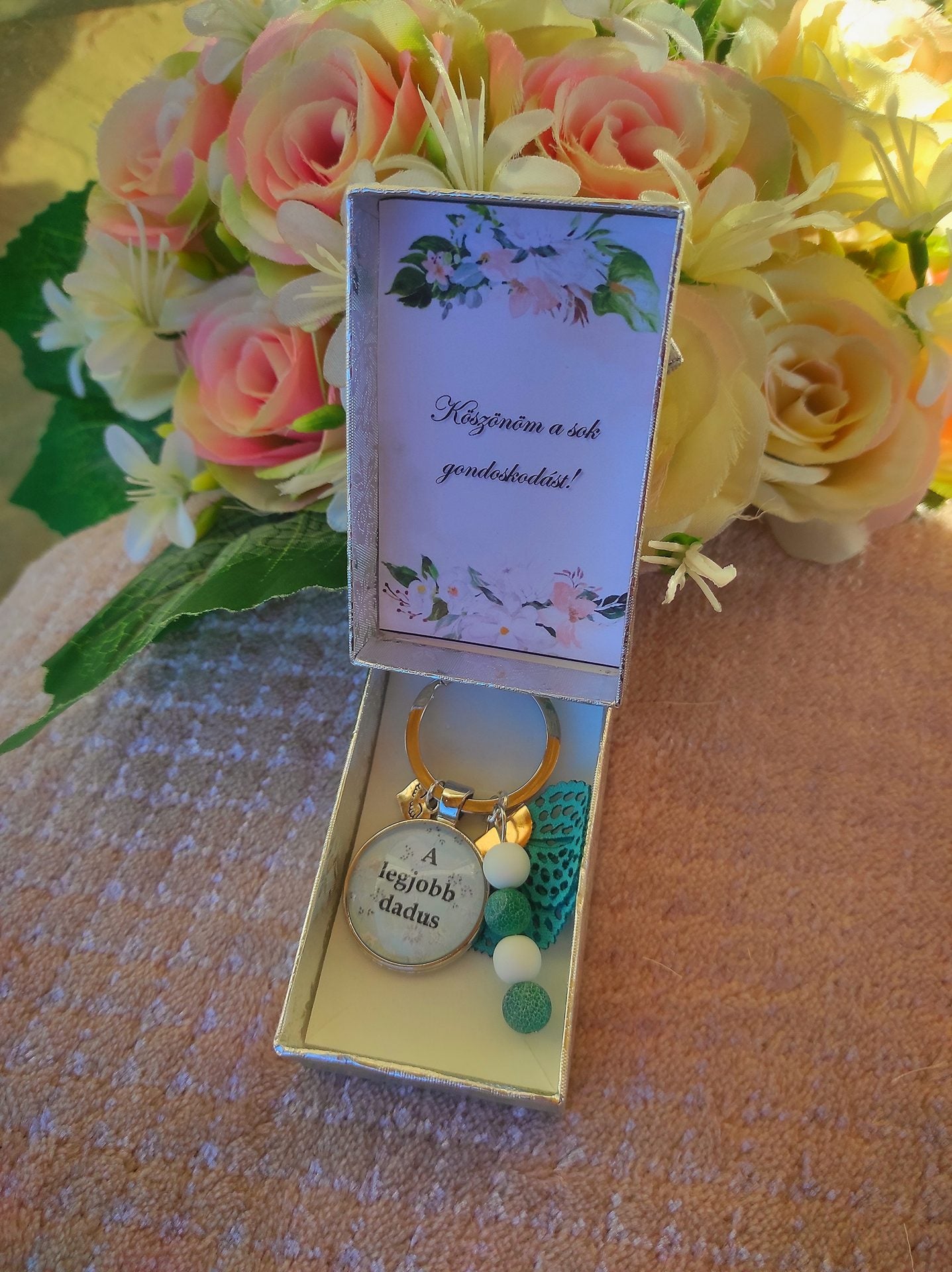 A legjobb dadus /stb/ kulcstartó dobozban